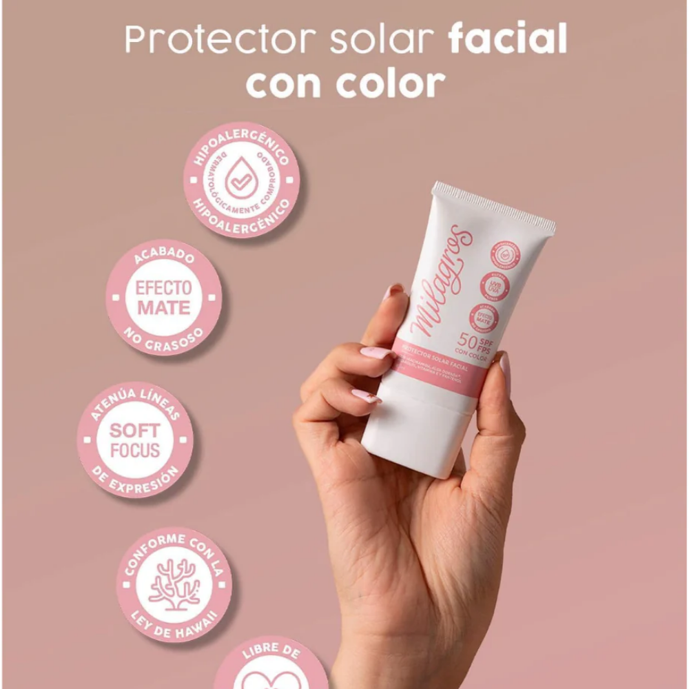 Bloqueador Milagros Con Color X 40ml