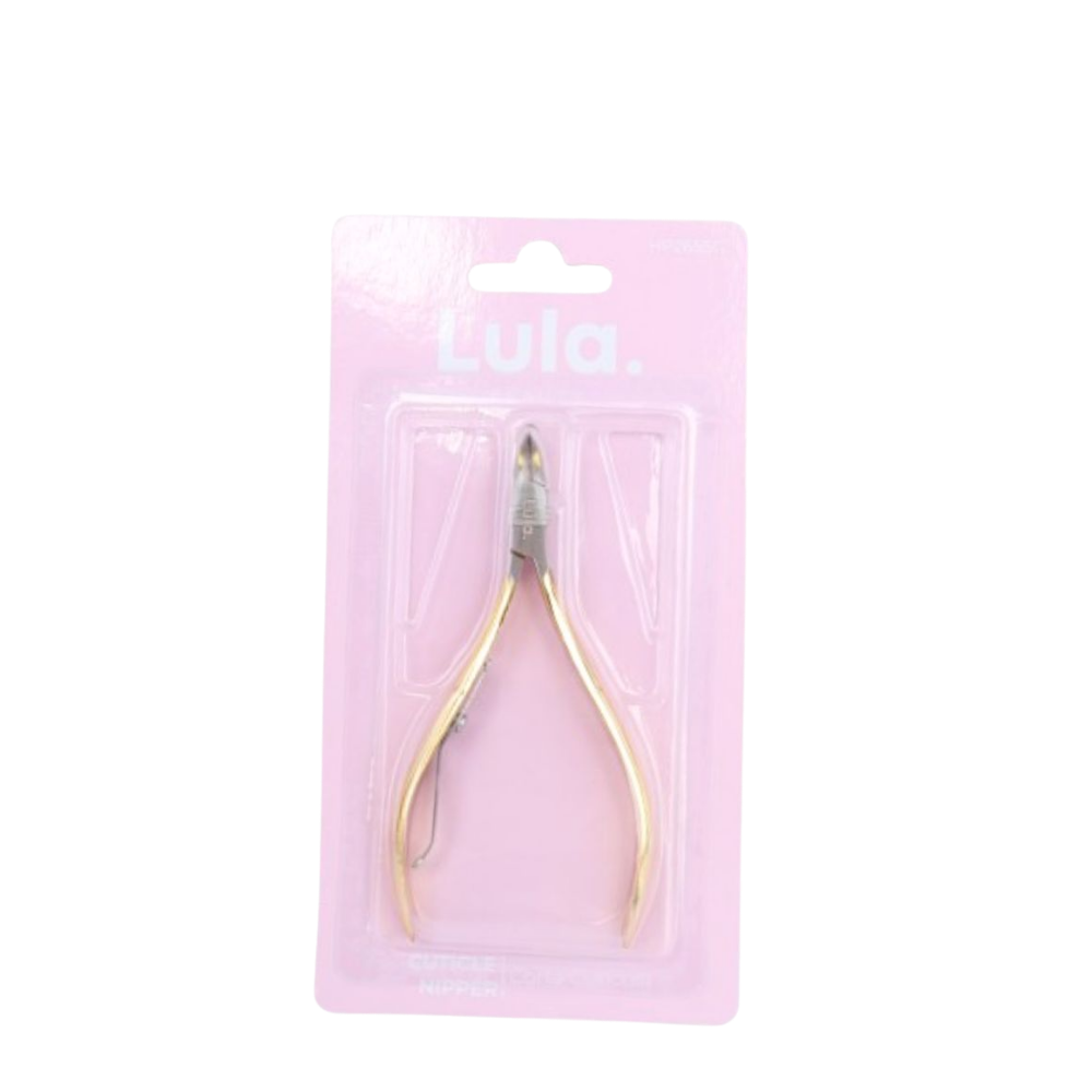 Alicate Mango Metálico Dorado Lula