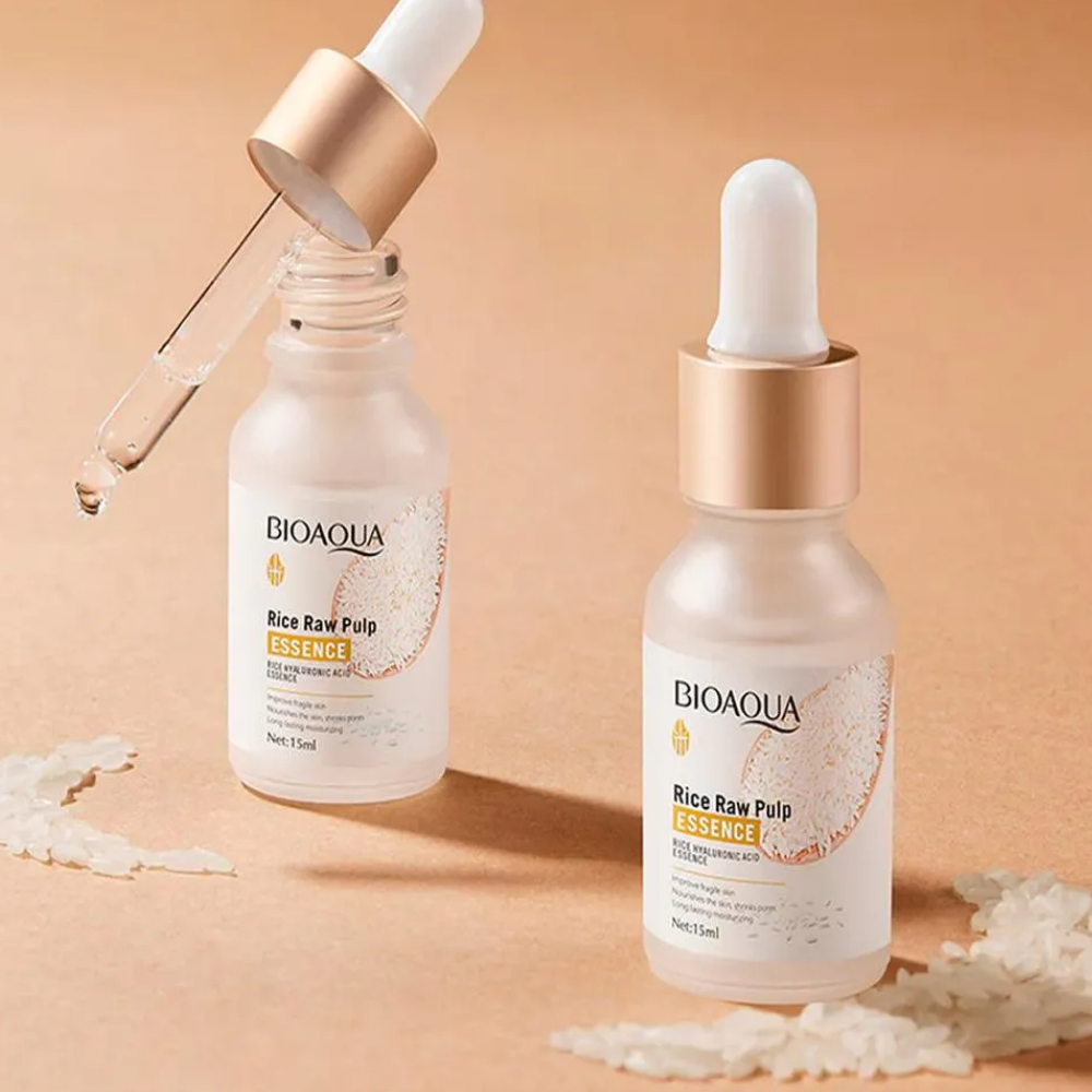 Suero Facial a Base de Arroz y Ácido Hialurónico Bioaqua