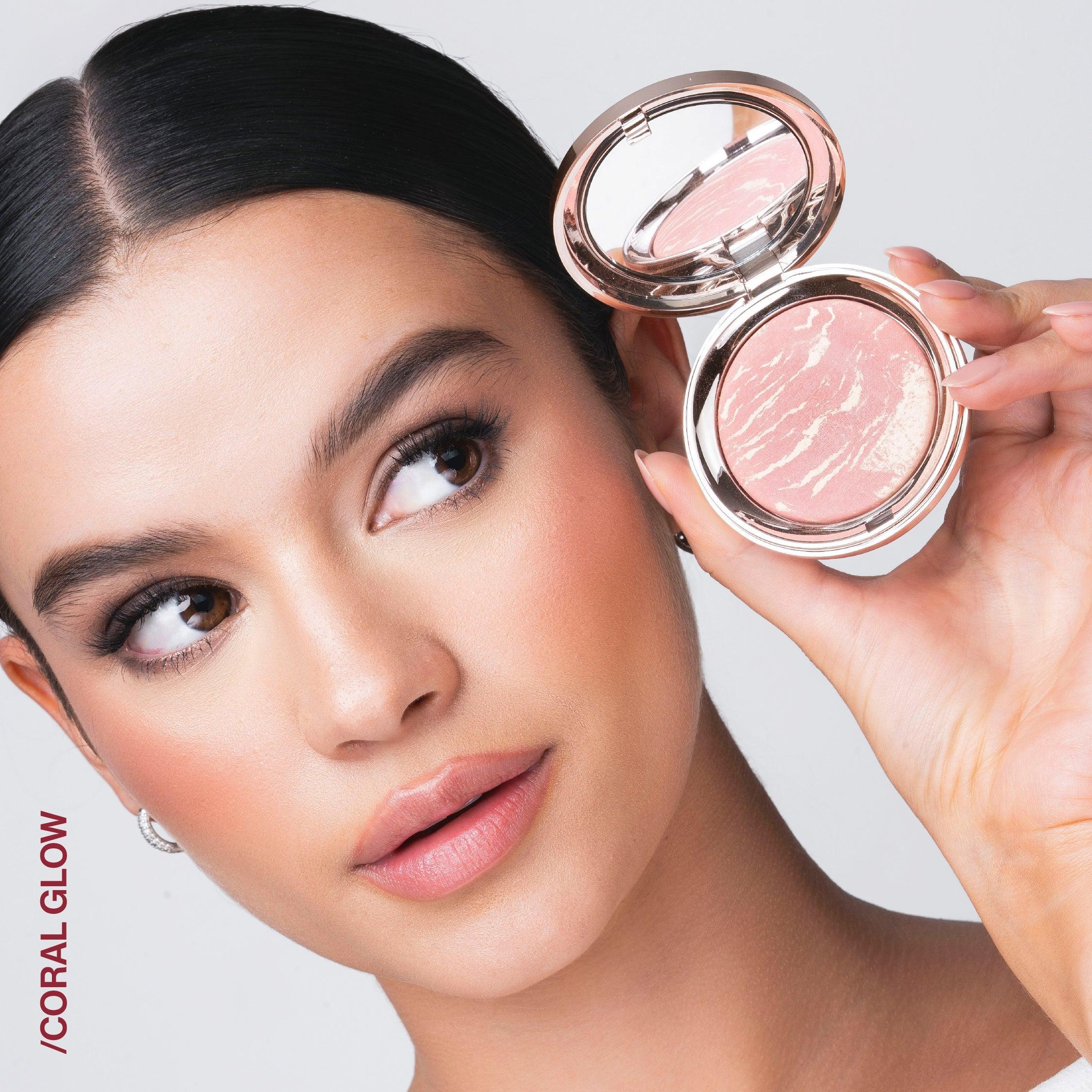 Rubor Nacarado Compacto Sublime Tono 5 Coral Glow Atenea