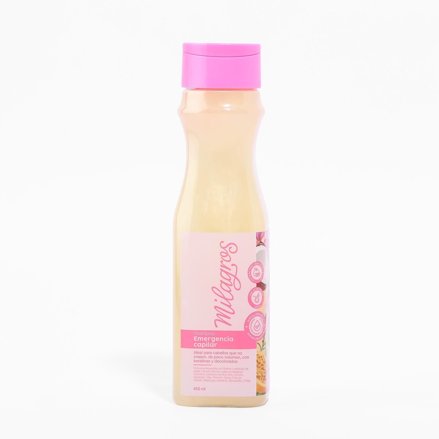 Sobres Shampoo Emergencia Capilar 100ml Milagros