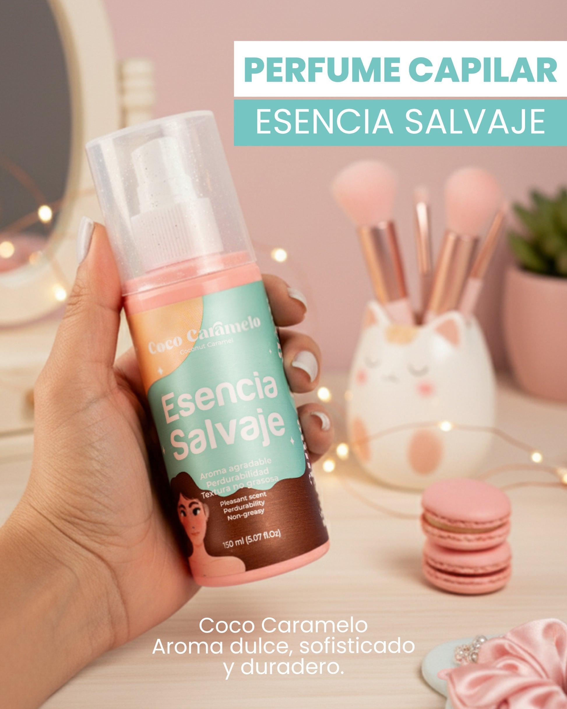Perfume Capilar Coco Caramelo Esencia Salvaje