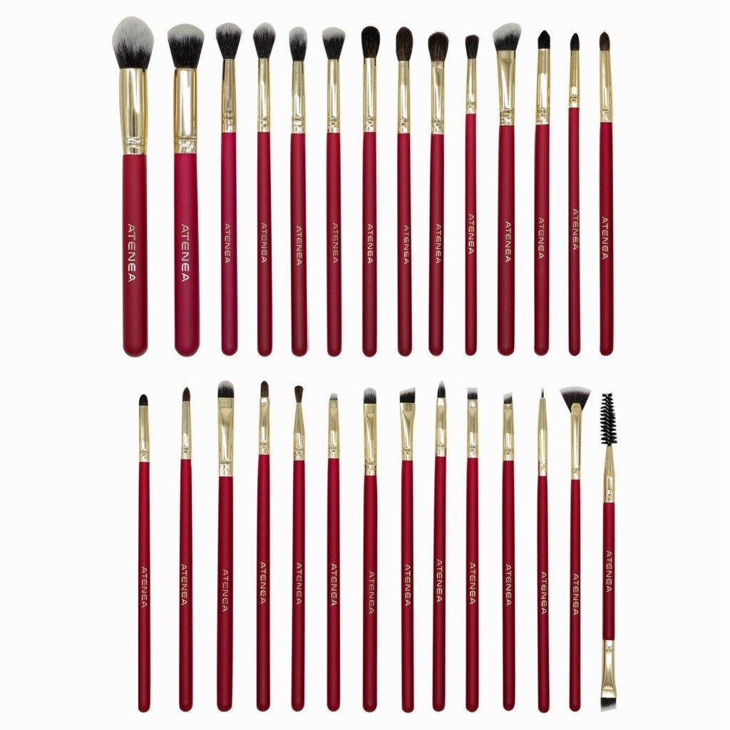 Kit de Brochas Ojos y Rostro 28 Pcs Atenea