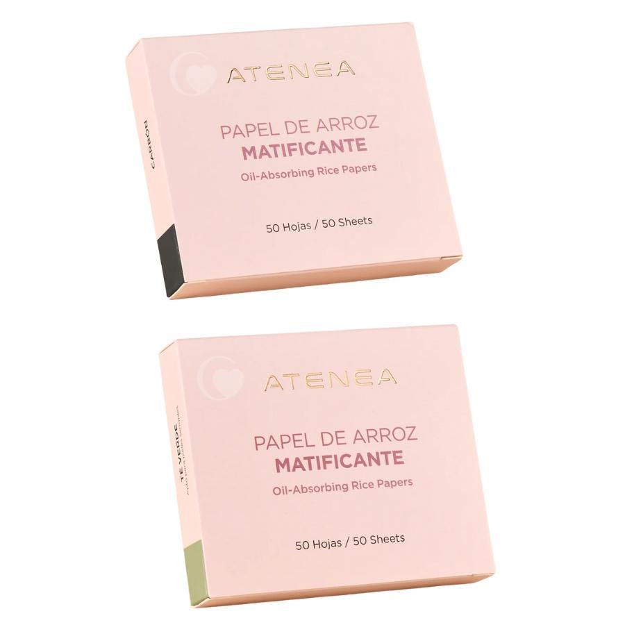 Papel de Arroz Matificante Té Verde Atenea