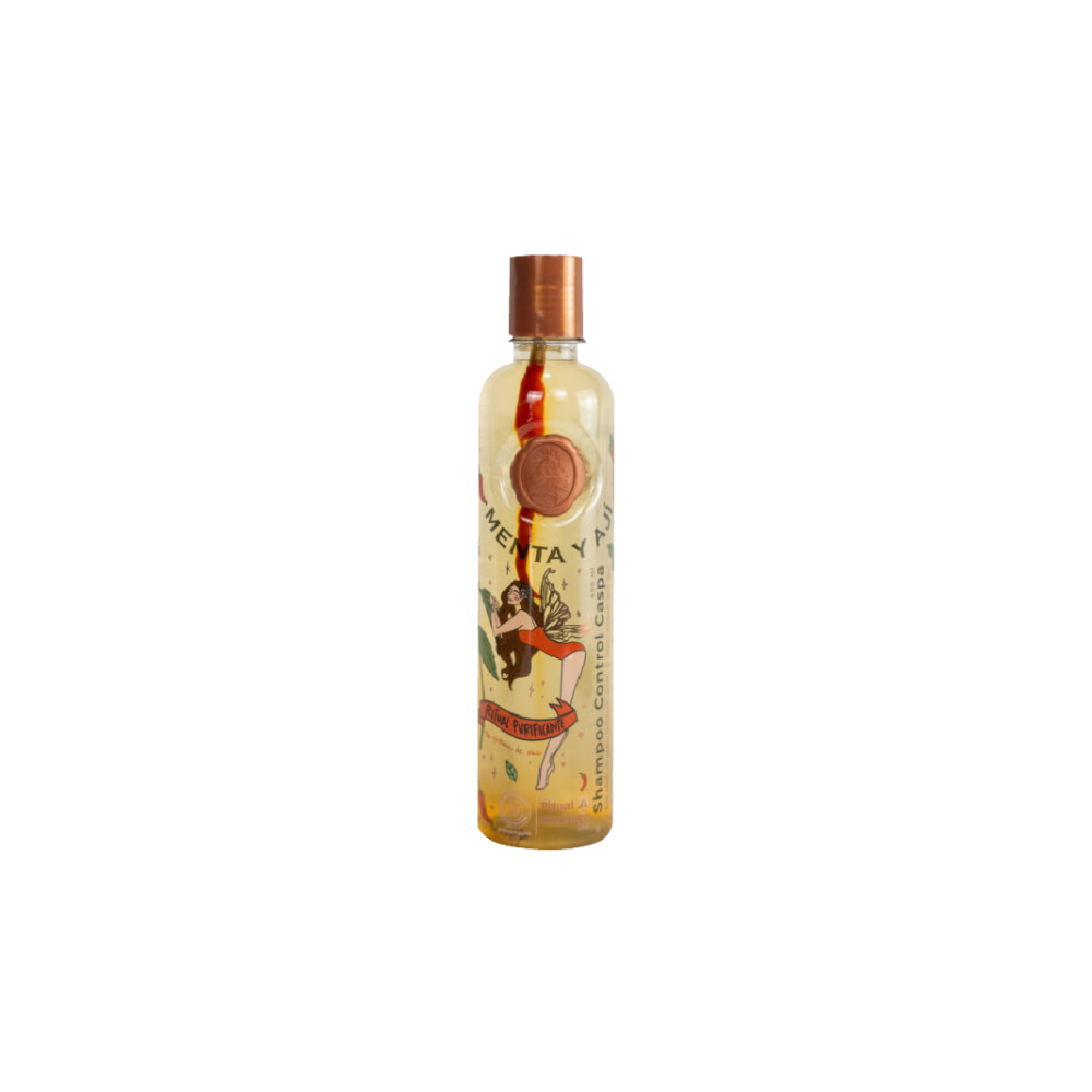 Shampoo Menta y Ají Control Caspa Ritual Botánico
