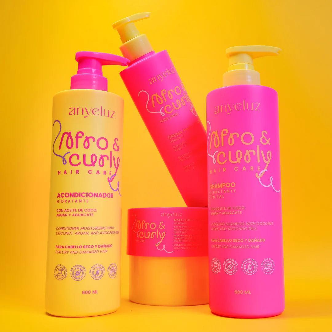 Shampoo Afro y Curly Hidratante 600ml Anyeluz