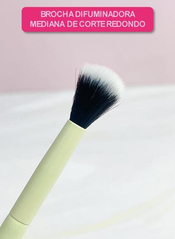Duo Glam 11 Brochas Difuminadoras Corte Redondo/Tipo Lápiz Atenea