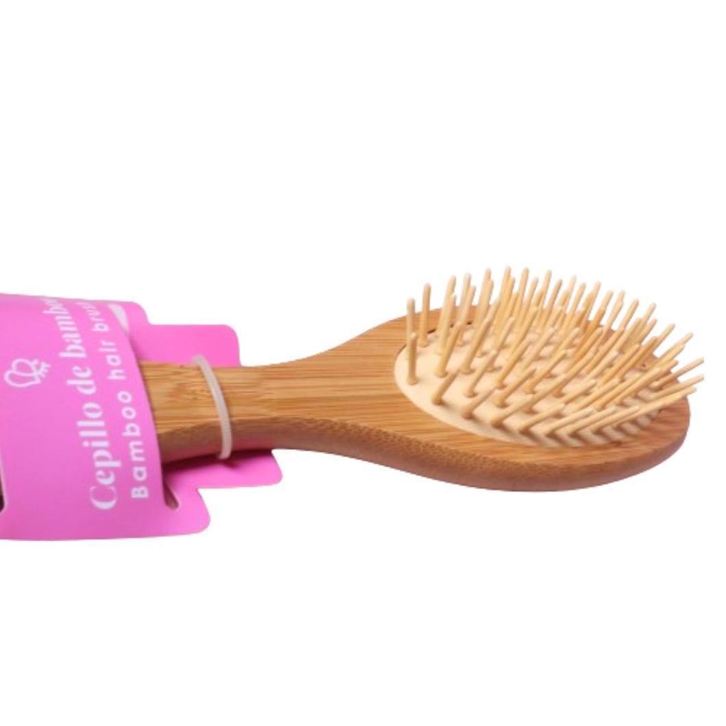 Cepillo Desenredante Madera Ovalado Lula