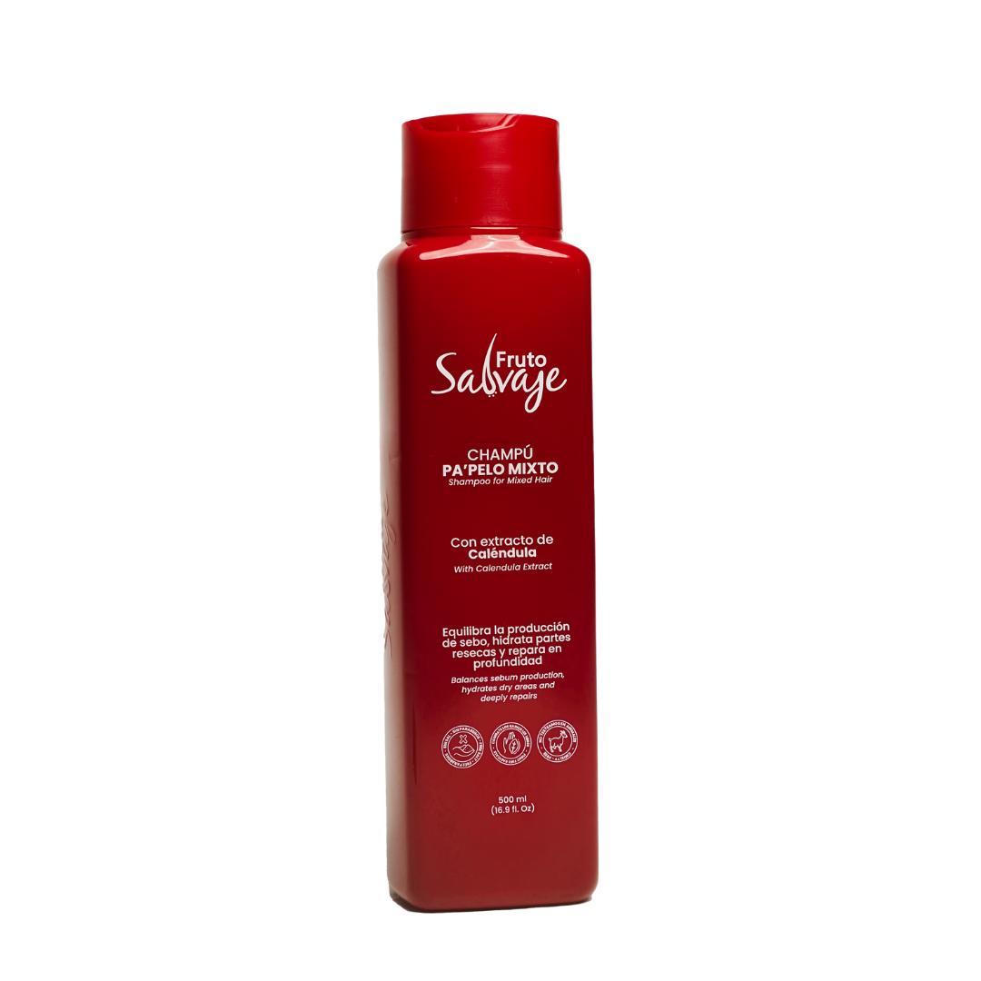 Shampoo Cabello Mixto Camelia Silvestre 500ml Fruto Salvaje