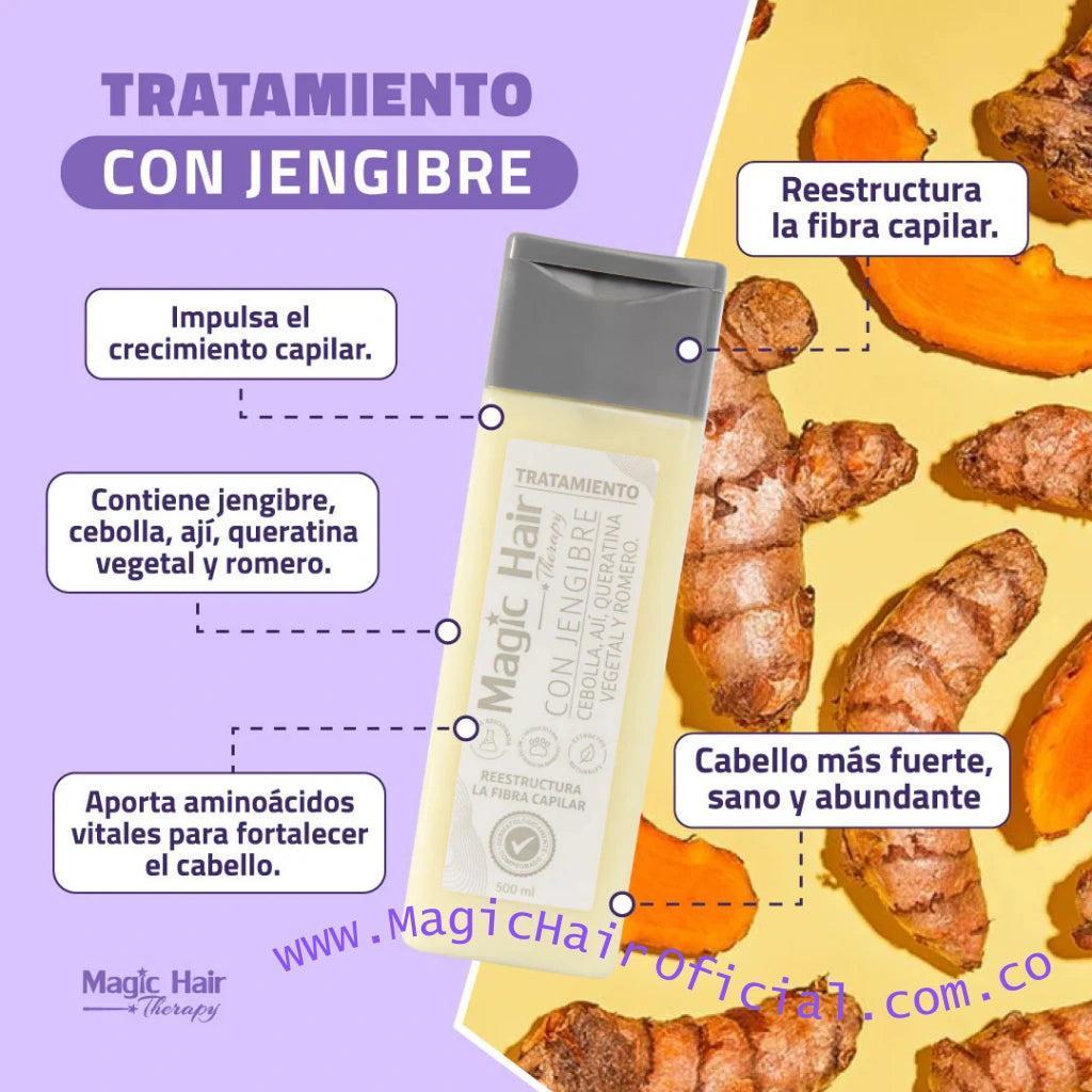 Tratamiento Cebolla, Jengibre y Ají x 500ml Magic Hair