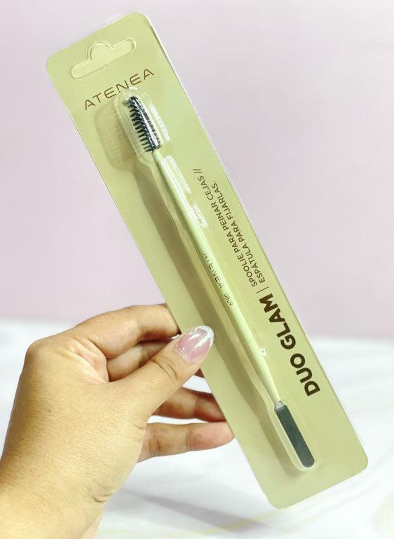 Duo Glam Spooli Para Peinar Cejas / Espátula Para Fijar Atenea