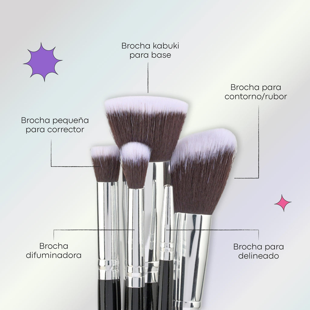 Kit de Brochas x 10pcs Lula Academy