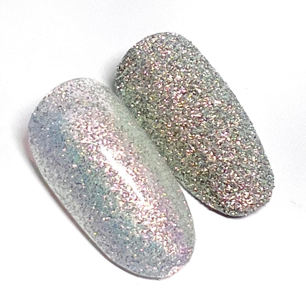 Micro Glitter Para Uñas Flash Silver Lula
