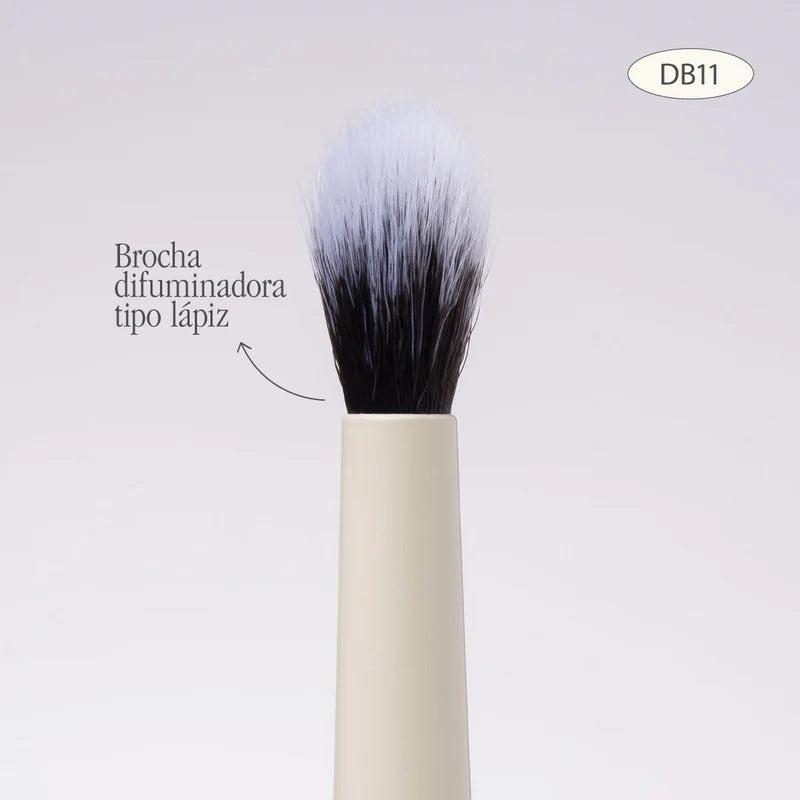 Duo Glam 11 Brochas Difuminadoras Corte Redondo/Tipo Lápiz Atenea