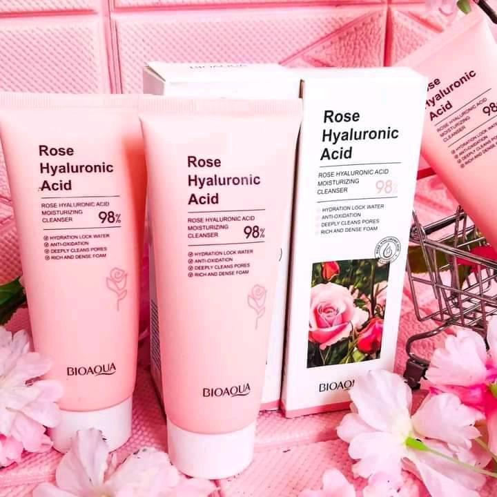Limpiador Facial con Extractos de Rosas y Ácido Hialurónico Bioaqua
