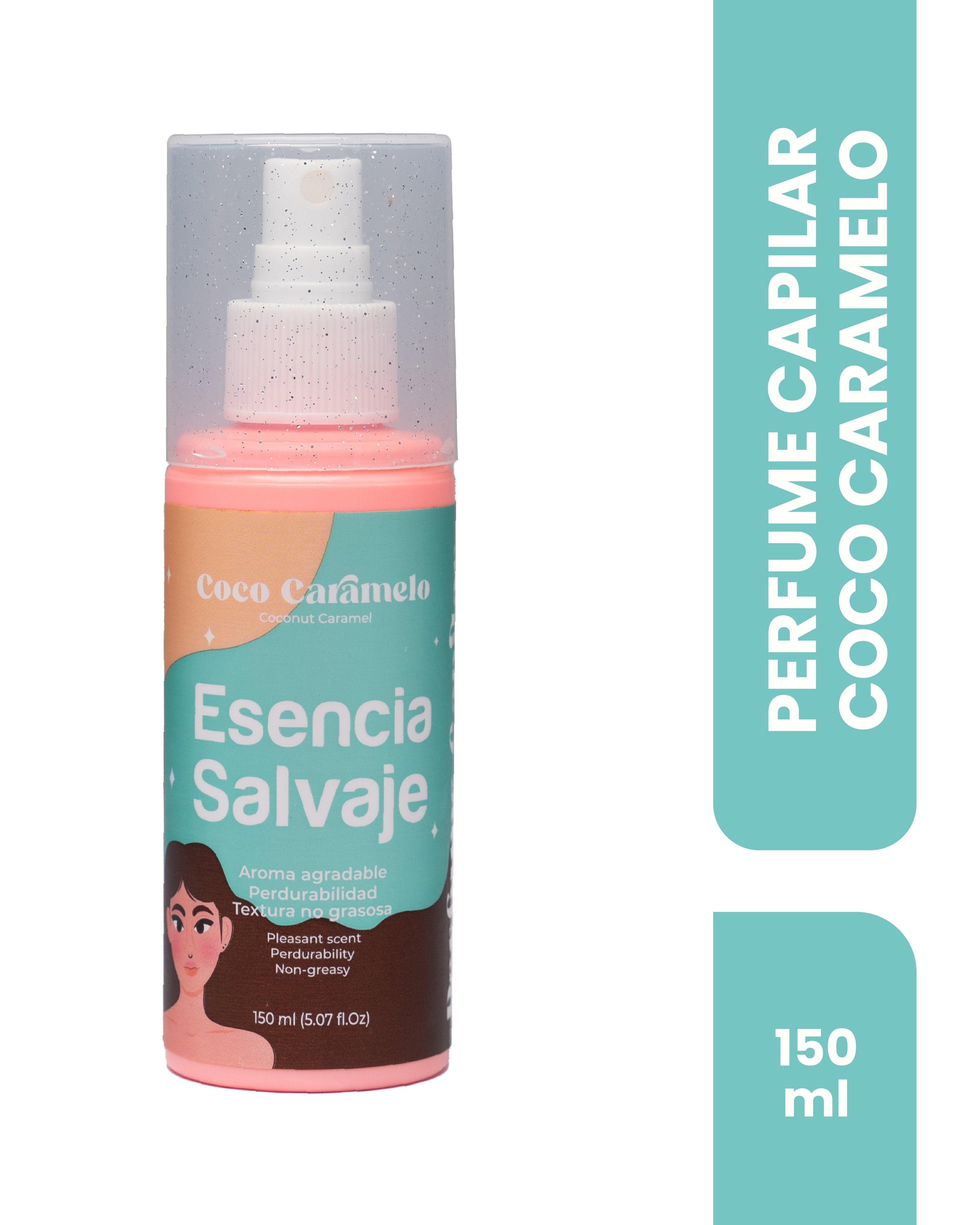 Perfume Capilar Coco Caramelo Esencia Salvaje