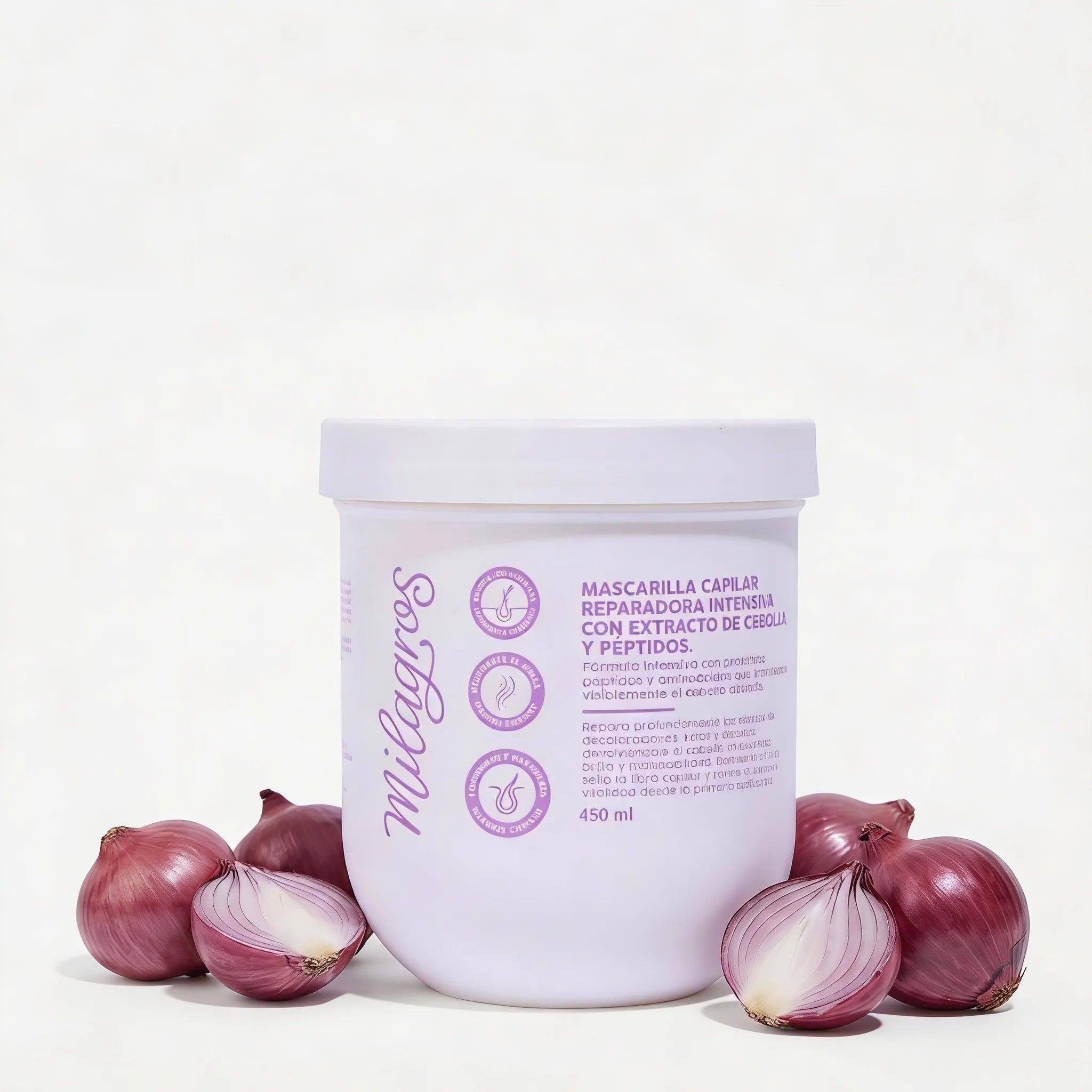 Mascarilla de Cebolla 450gr Milagros