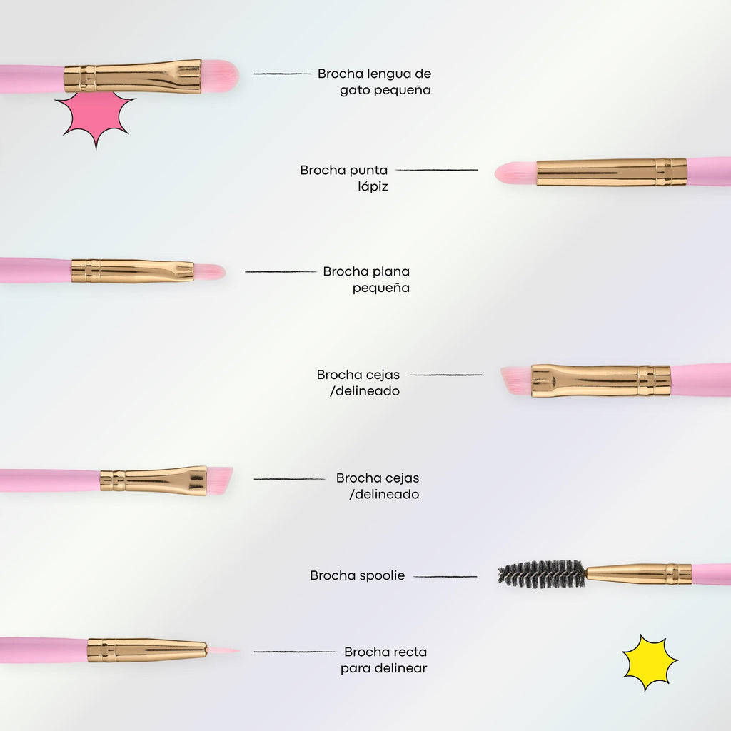 Kit de Brochas Candy Lula x 30 Pcs