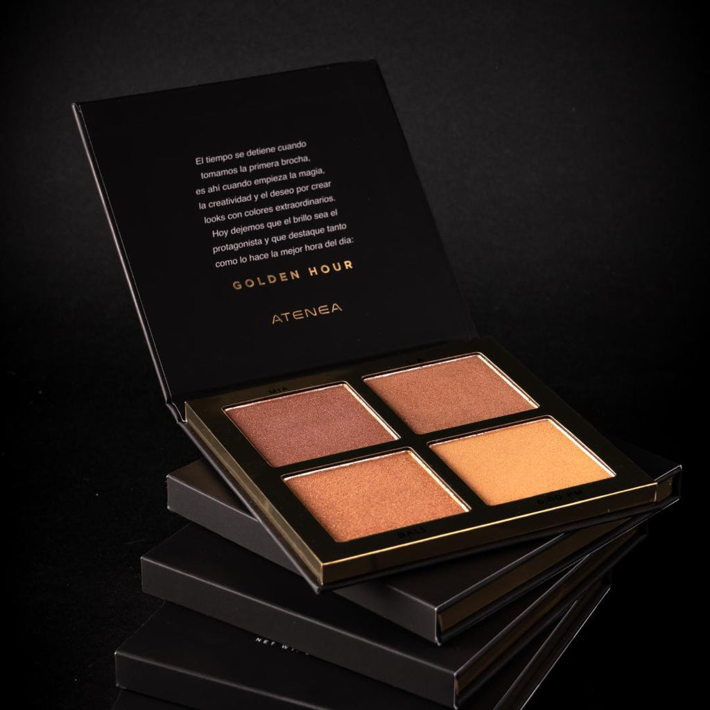 Iluminadores En Paleta x 4 Golden Hour Atenea
