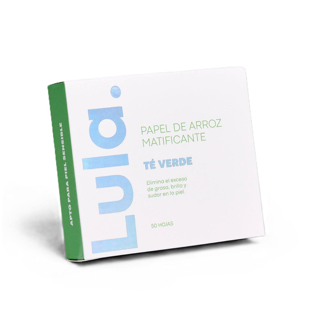 Papel de Arroz Matificante Té Verde Lula
