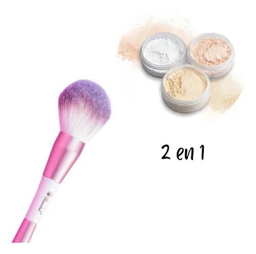 Bloom Brocha Polvo Suelto + Iluminador Bloomshell