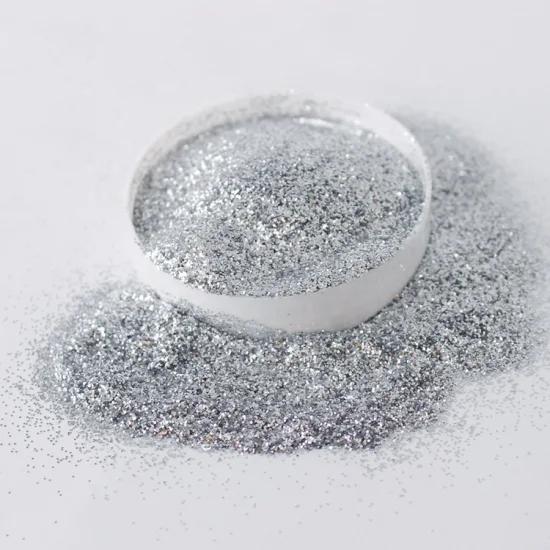Micro Glitter Para Uñas Super Flash Silver Lula