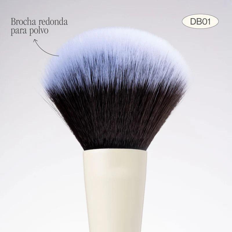 Duo Glam Brocha Para Polvo/Rubor Atenea