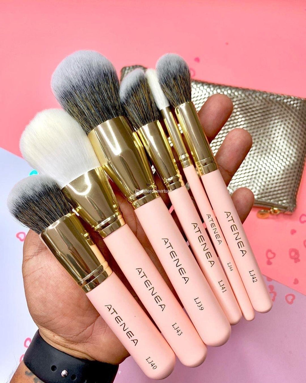 Kit De Brochas Mini Ojos Y Rostro 8pcs