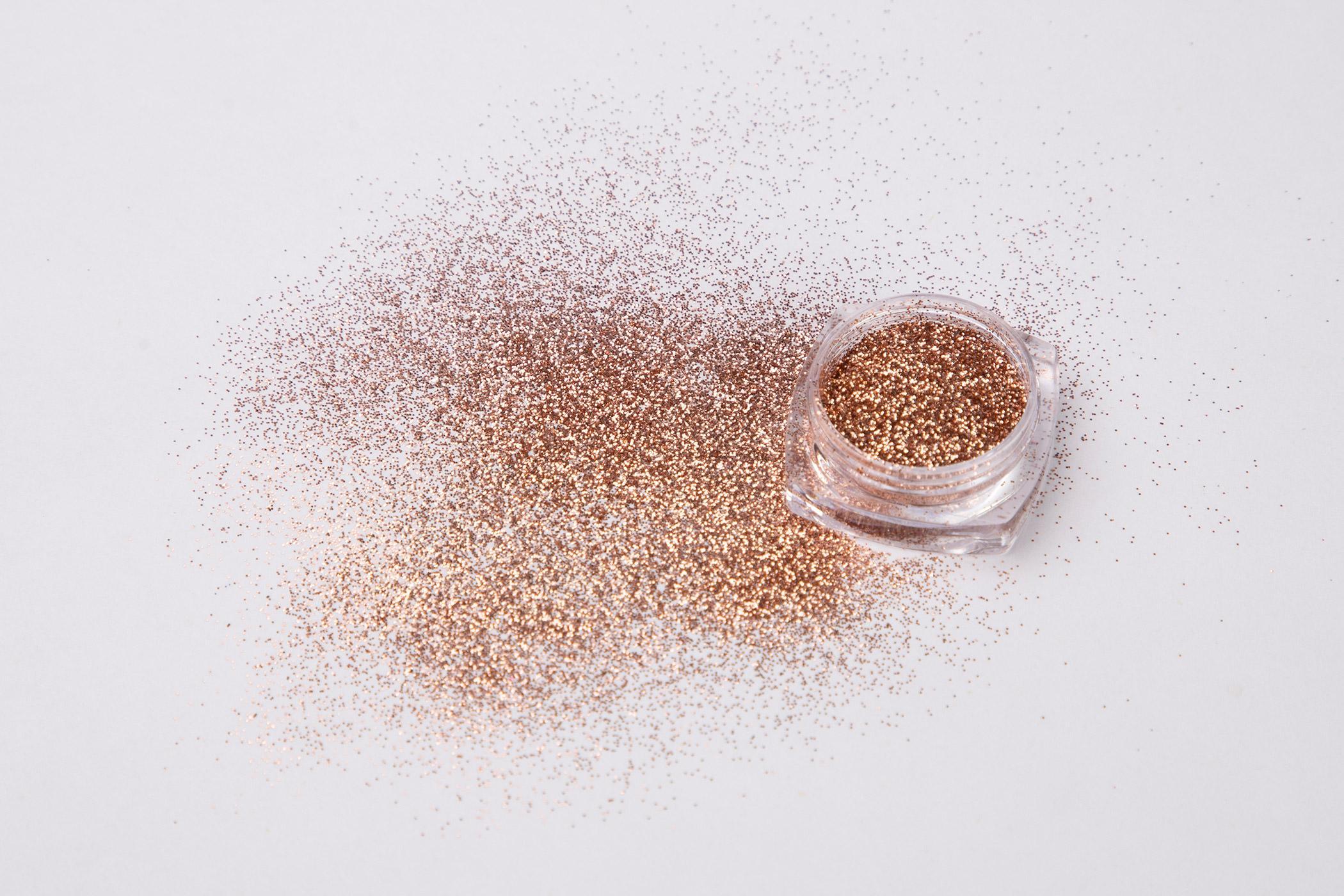 Micro Glitter Para Uñas Dark Gold Lula