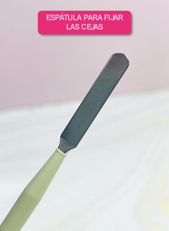 Duo Glam Spooli Para Peinar Cejas / Espátula Para Fijar Atenea