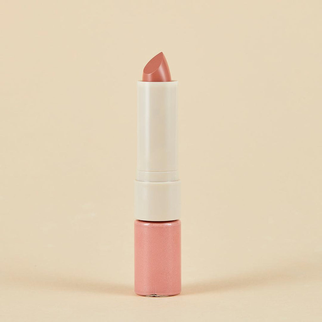 Lip Duo Lipstick Y Gloss Veiledrose Atenea