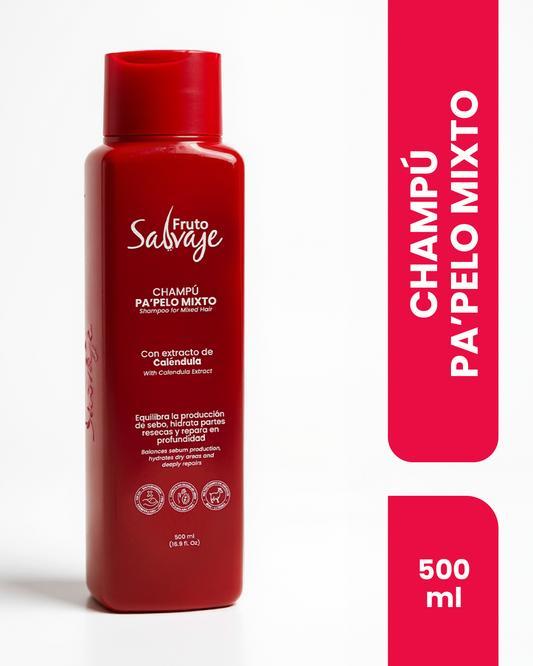 Shampoo Cabello Mixto Camelia Silvestre 500ml Fruto Salvaje