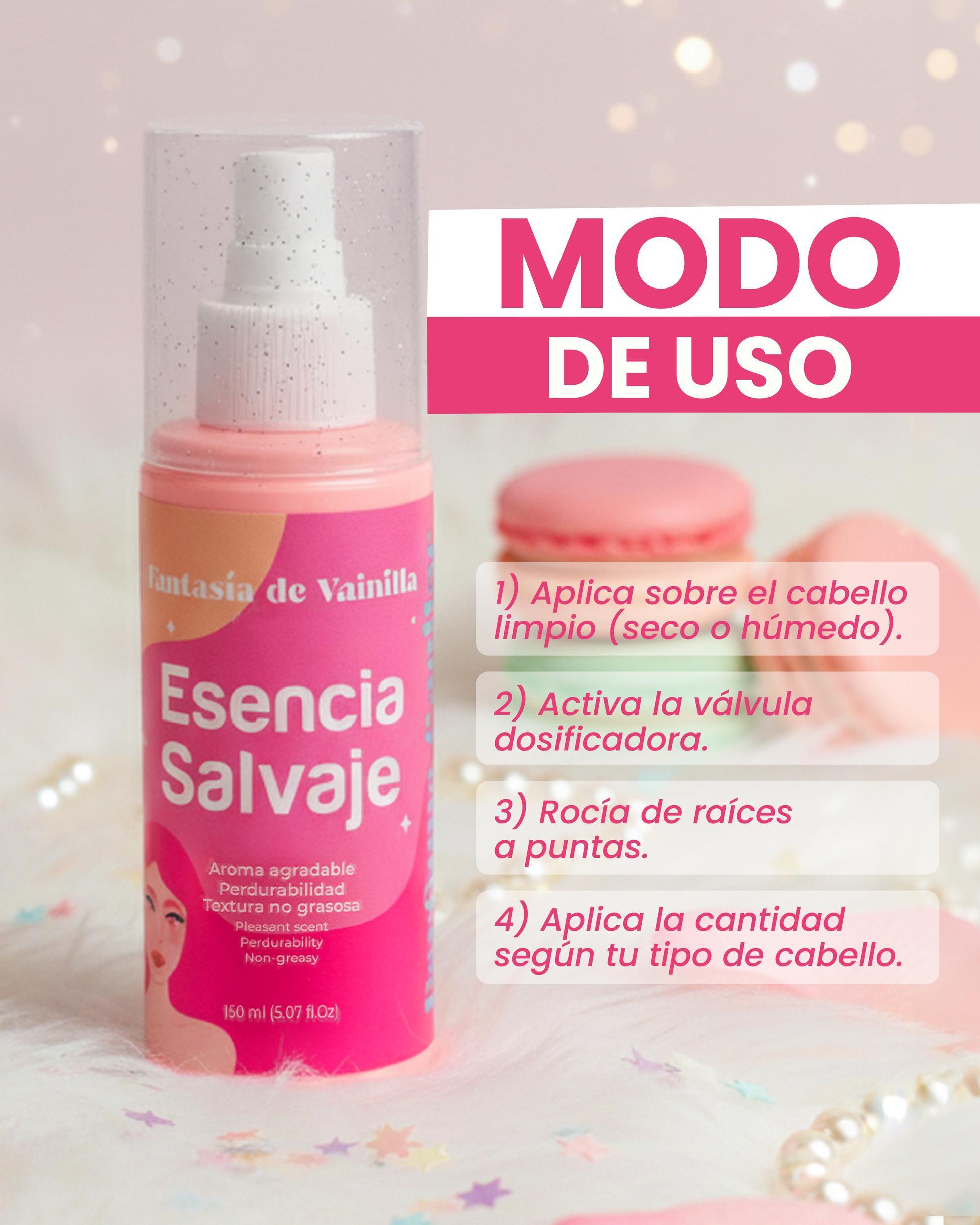 Perfume Capilar Fantasía de Vainilla Esencia Salvaje