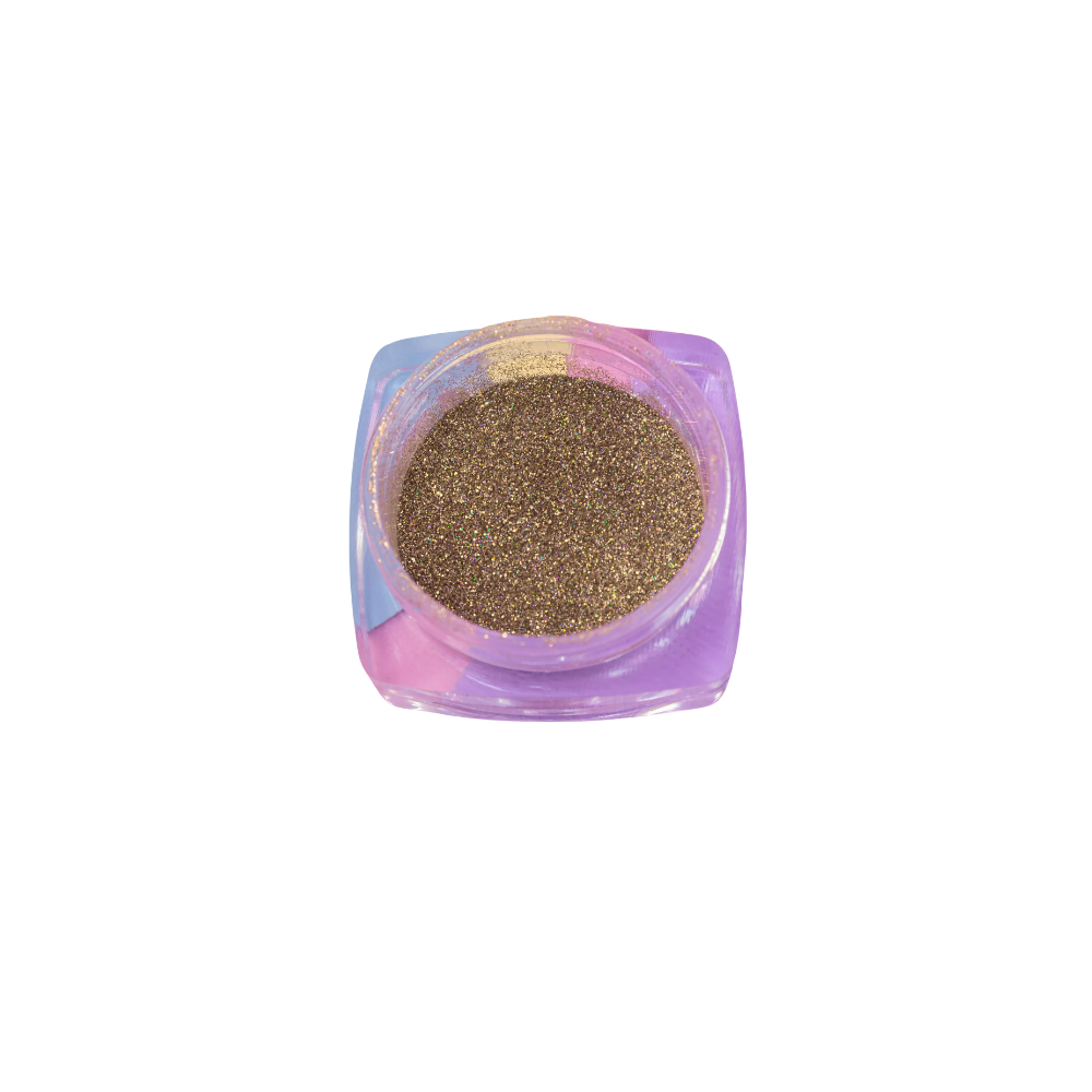 Micro Glitter Para Uñas Light Gold Lula