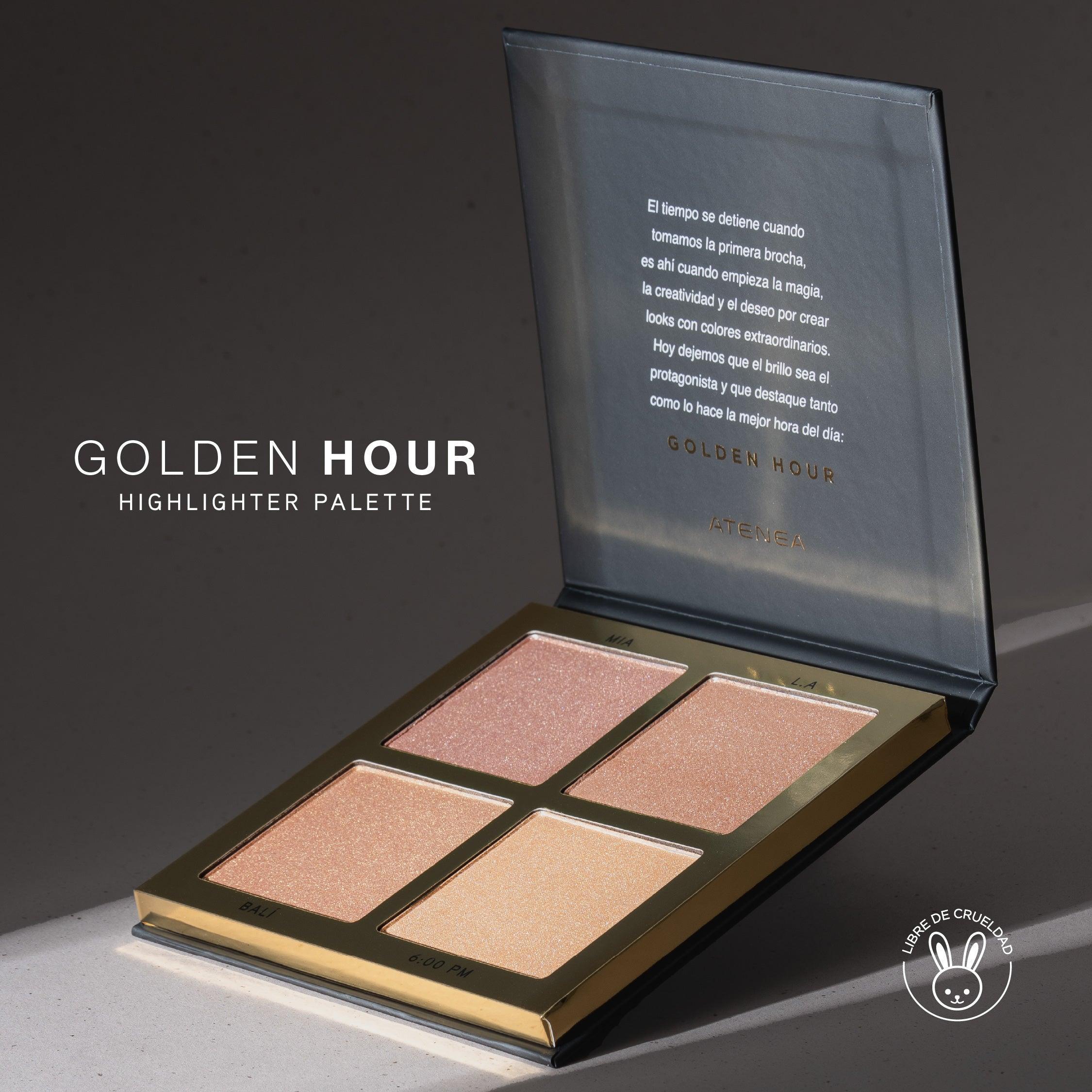 Iluminadores En Paleta x 4 Golden Hour Atenea