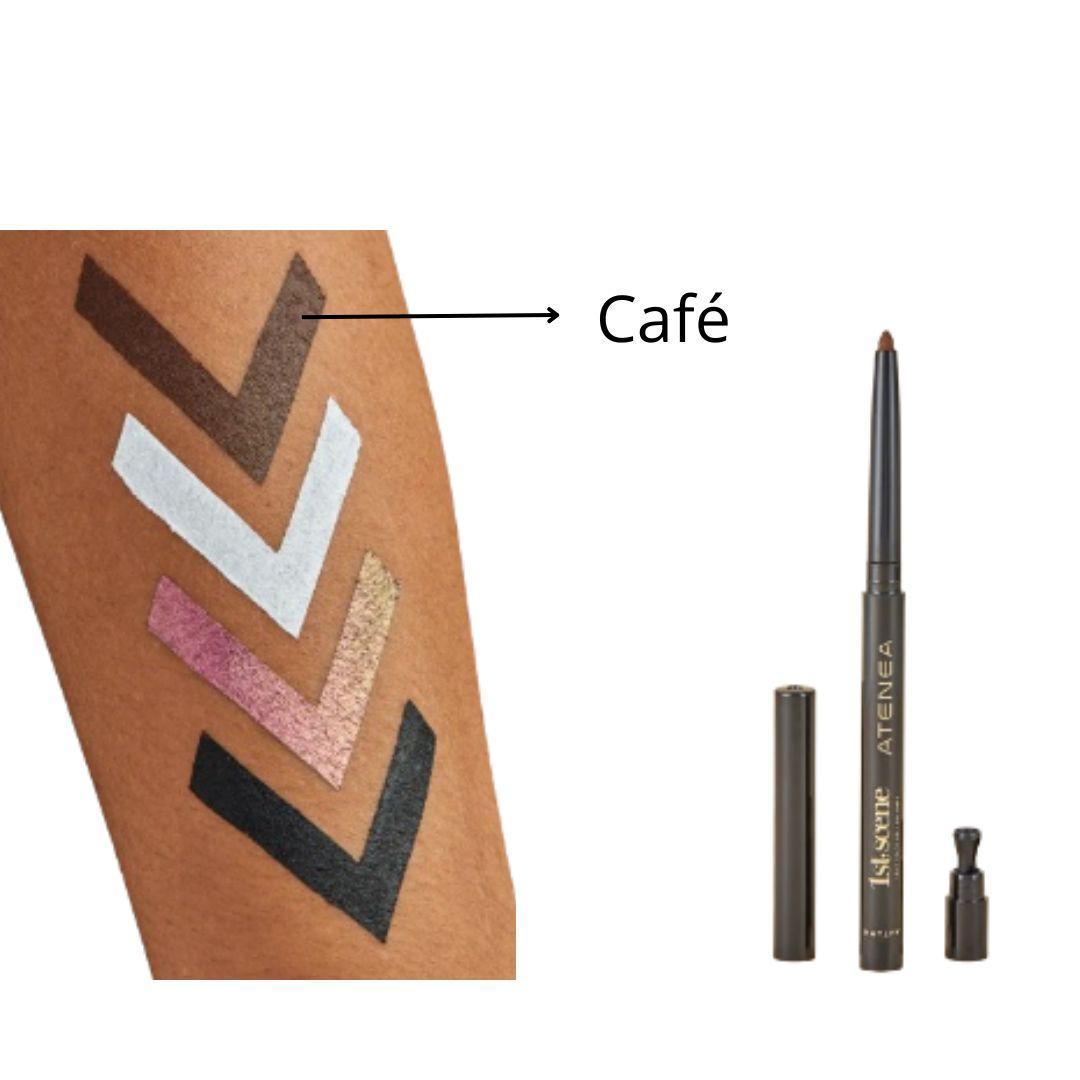 Lápiz Retráctil Café En Gel Sacapunta 1st Escene Atenea