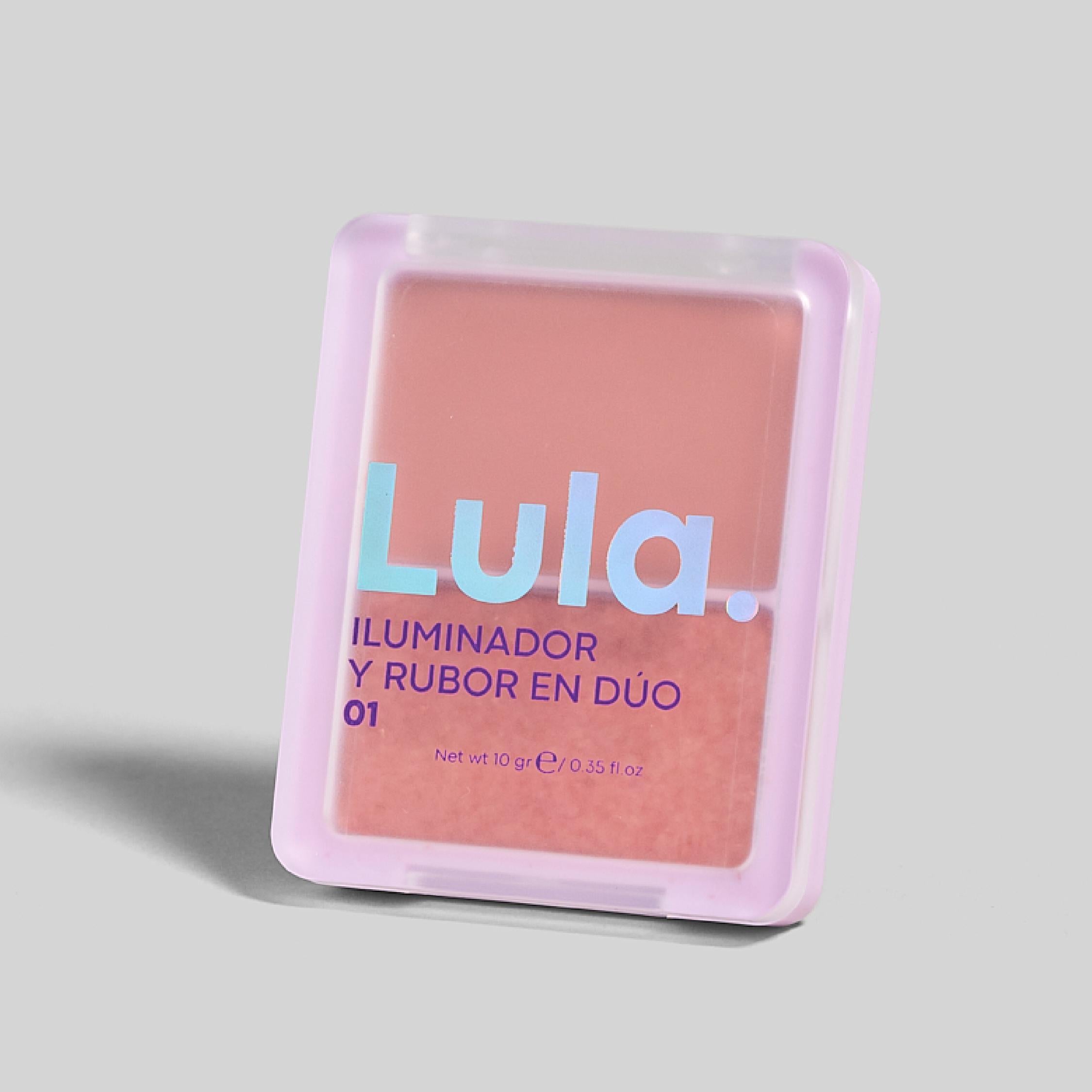 Iluminador y Rubor en Dúo Lula