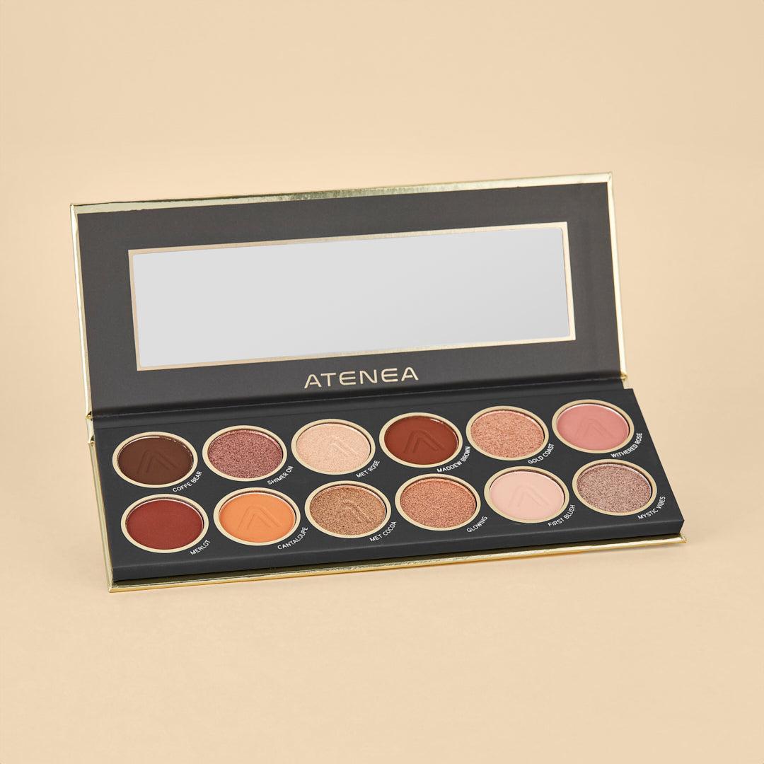 Paleta de Sombras 12 Tonos 1st First Atenea