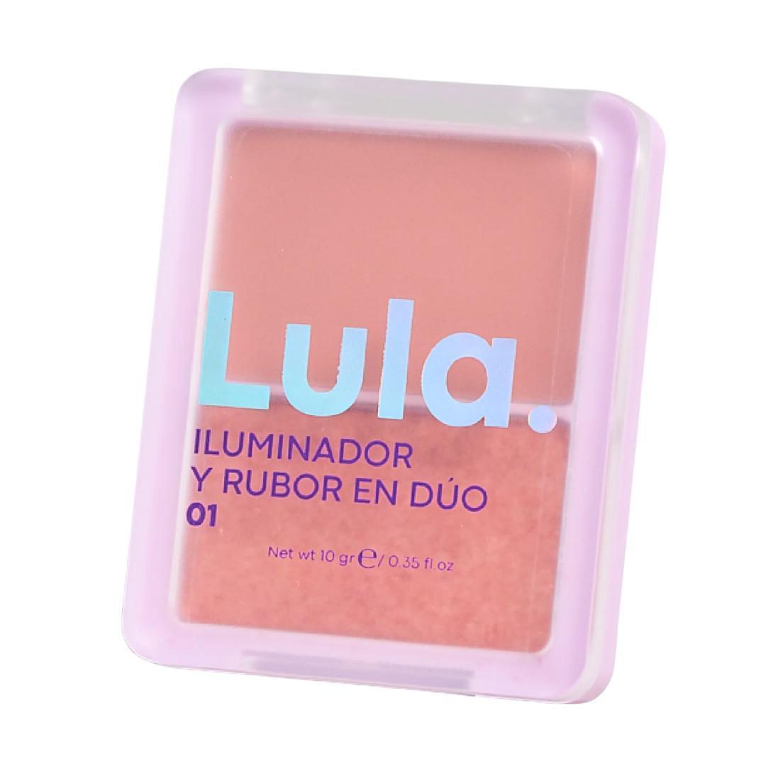 Iluminador y Rubor en Duo Lula