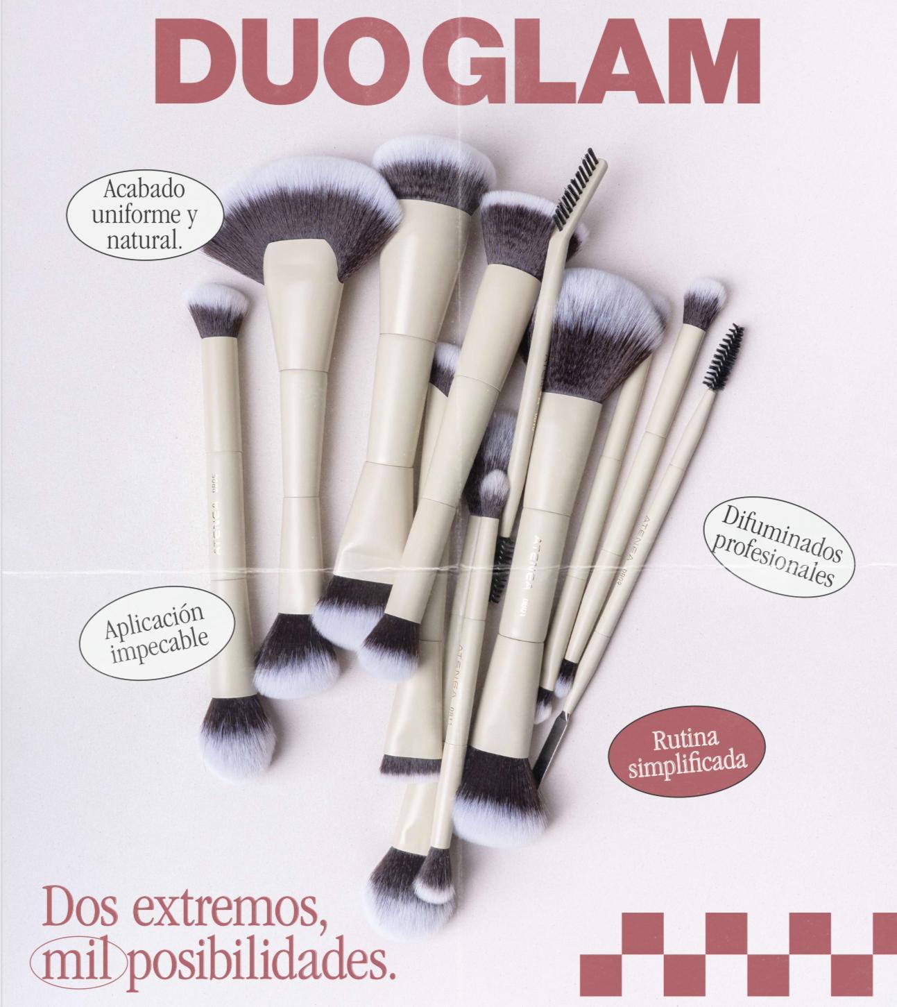 Duo Glam 8 Brochas Difuminadoras Atenea