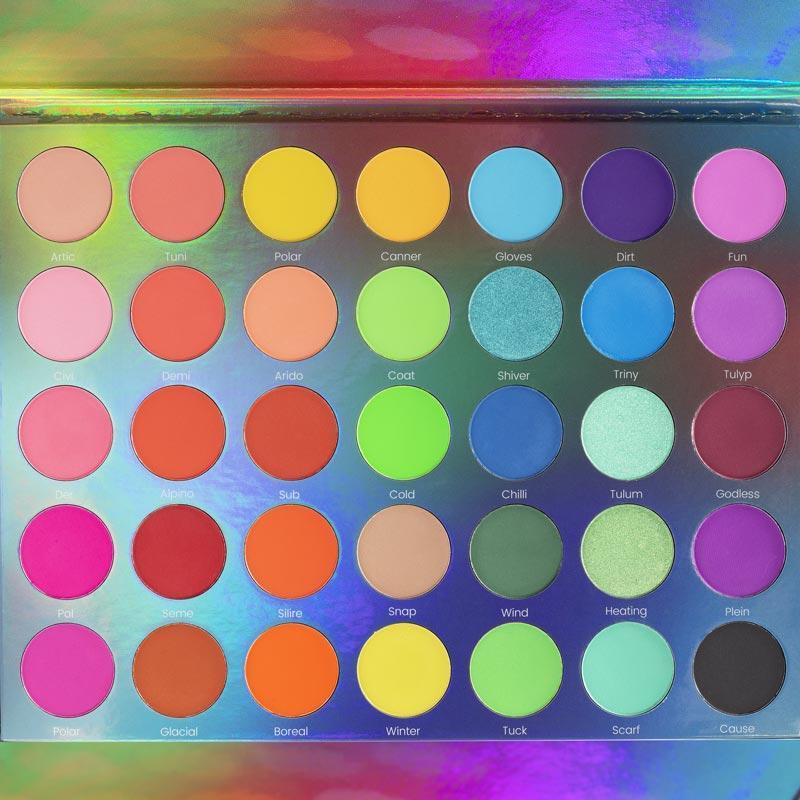 Paleta de Sombras Artica Montoc