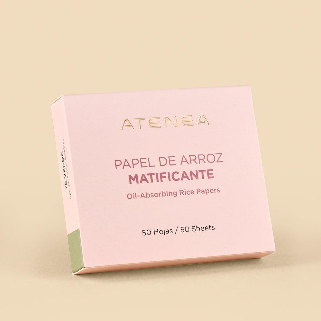 Papel de Arroz Matificante Té Verde Atenea