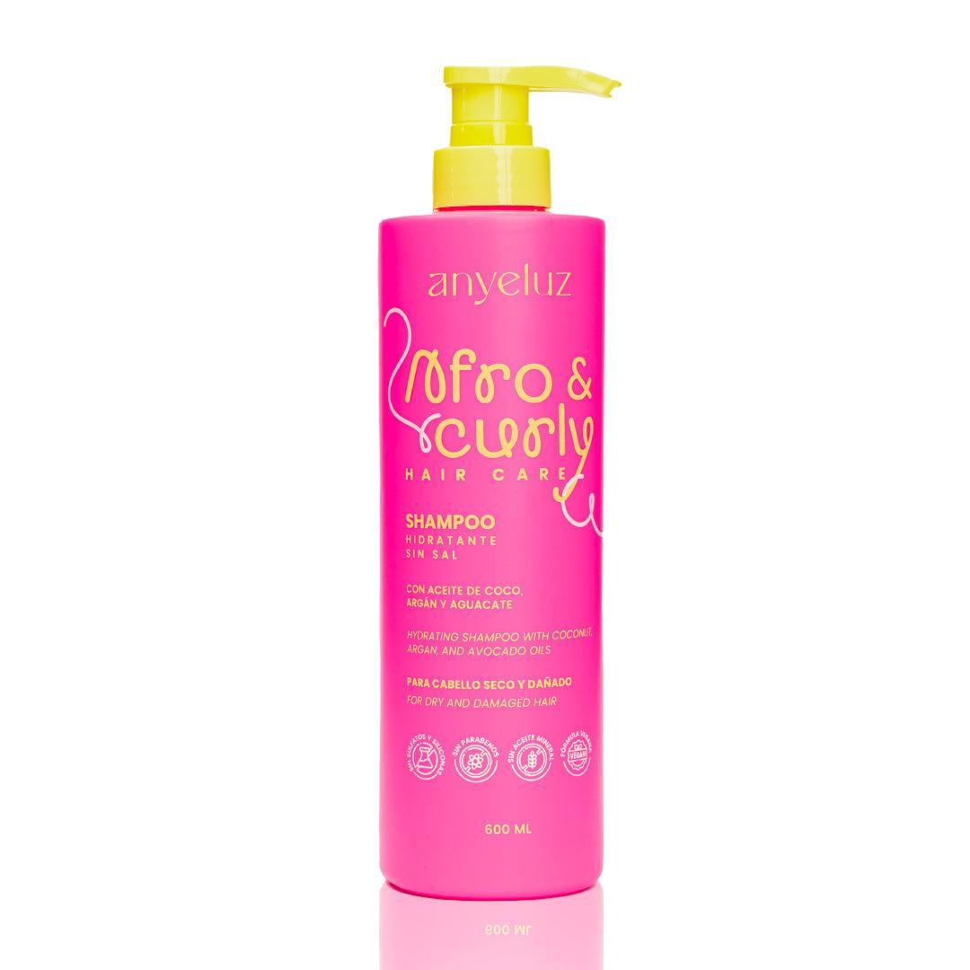 Shampoo Afro y Curly Hidratante 600ml Anyeluz