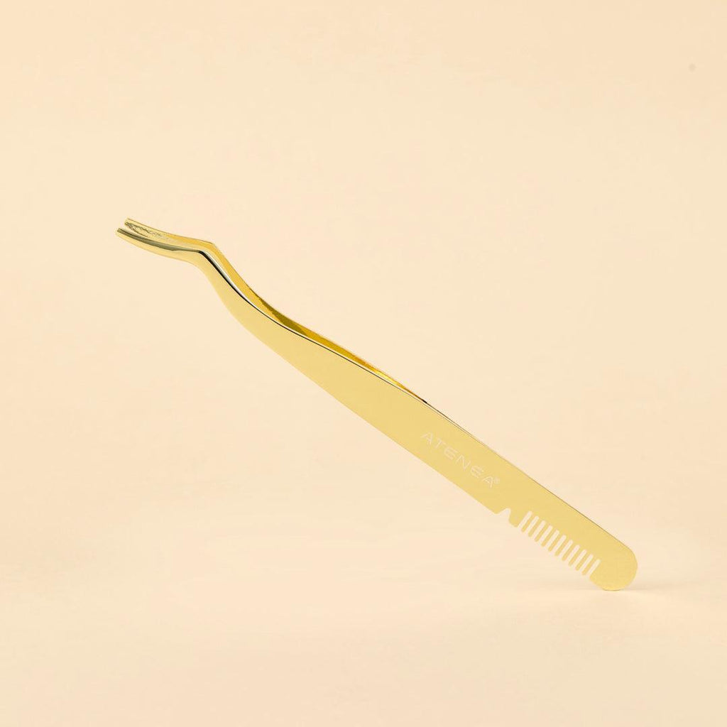 Pinza Pequeña con Peine Dorado Atenea