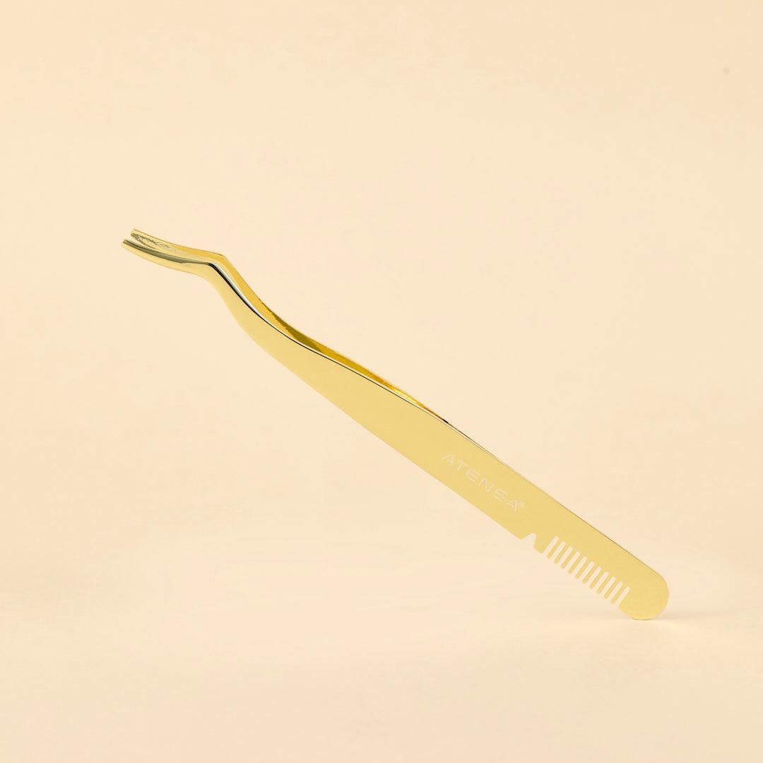 Pinza Pequeña con Peine Dorado Atenea