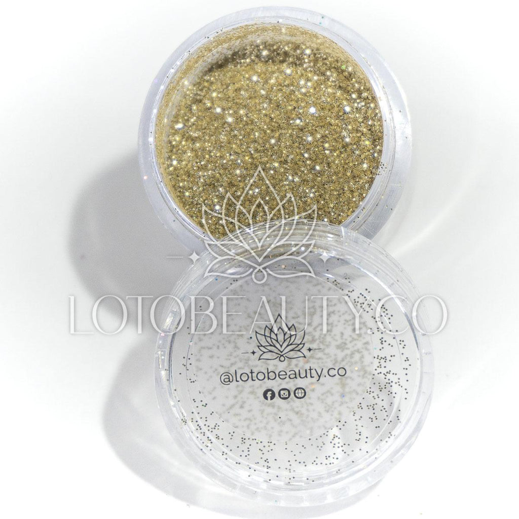 Micro Glitter Para Uñas Dark Gold Lula
