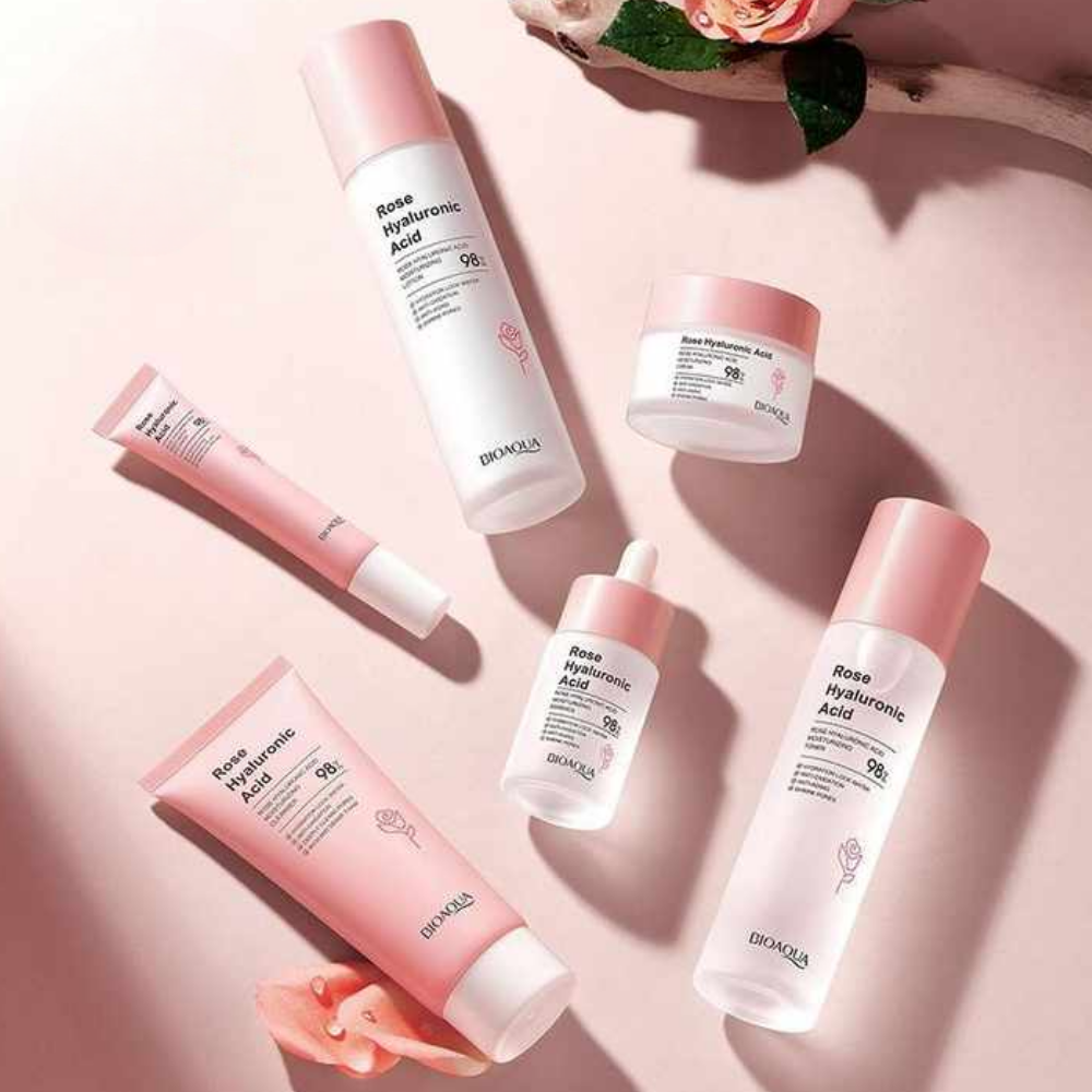 Kit Skin Care de Rosas y Ácido Hialurónico Bioaqua