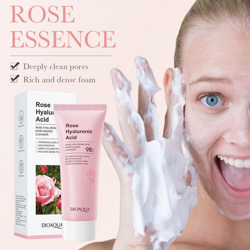 Limpiador Facial con Extractos de Rosas y Ácido Hialurónico Bioaqua