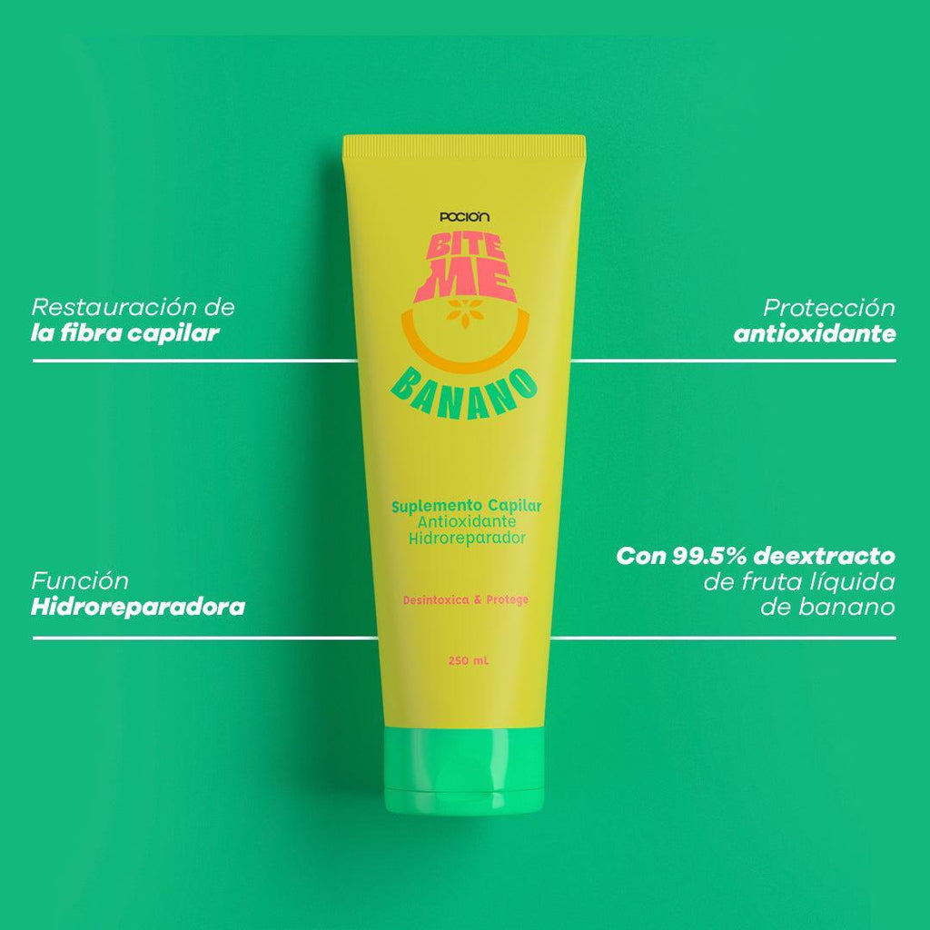 Mascarilla Bite Me Suplemento Capilar Banano 250ml Poción