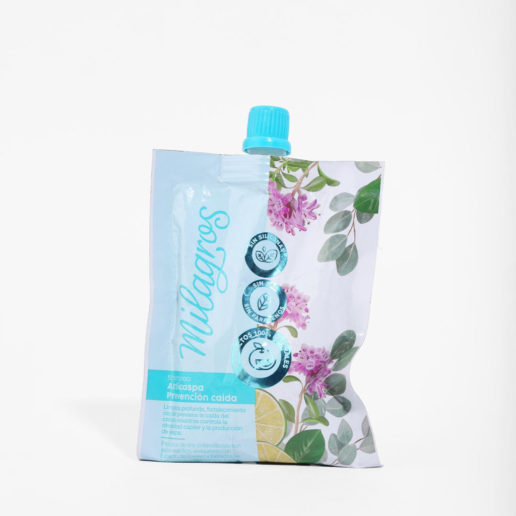 Sobres Shampoo Anticaspa Milagros 100ml